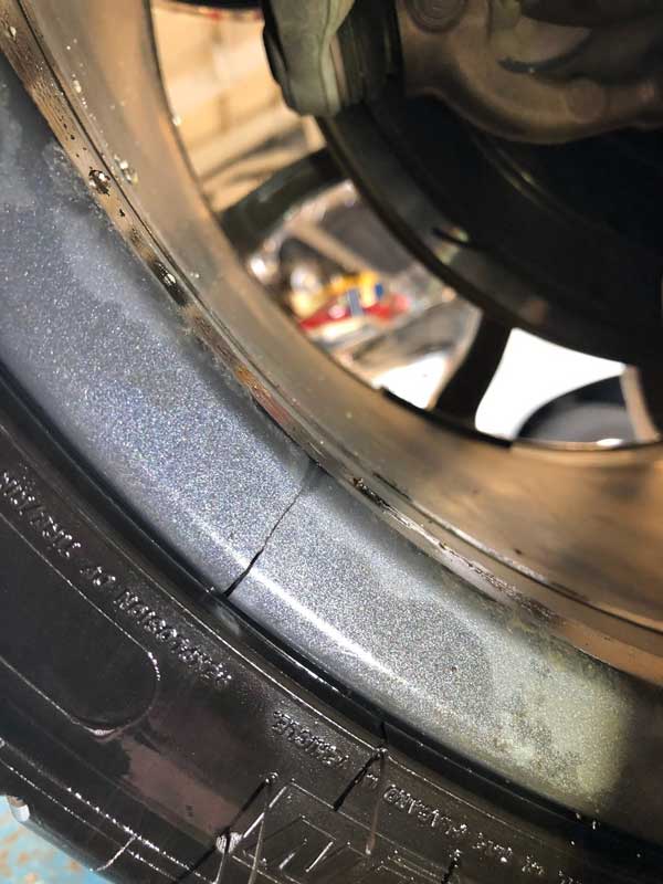 cracked alloy wheel repair Selston